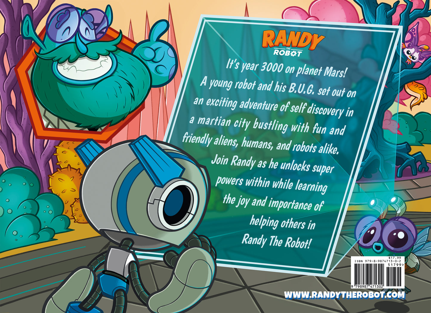 Randy The Robot™ First Edition Deluxe Hardcover