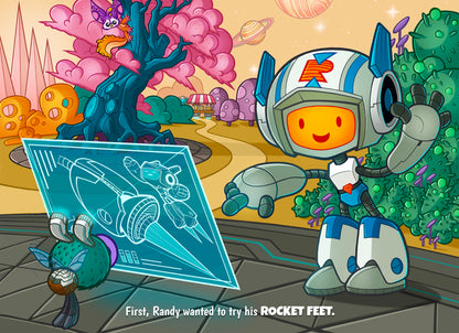 Randy The Robot™ First Edition Deluxe Hardcover